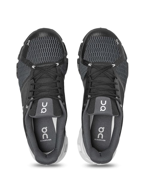 Buy On Men's Cloudflyer Black White Running Shoes for Men at