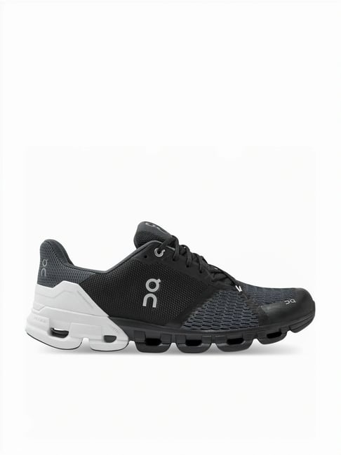 On Men's Cloudflyer Black White Running Shoes - Main Image