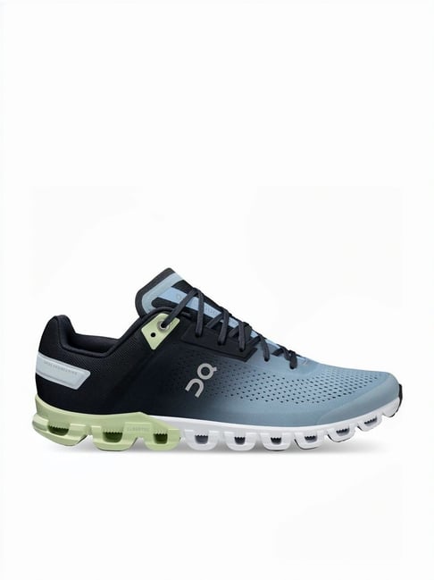 On Men's Cloudflow Ink Blue Meadow Running Shoes