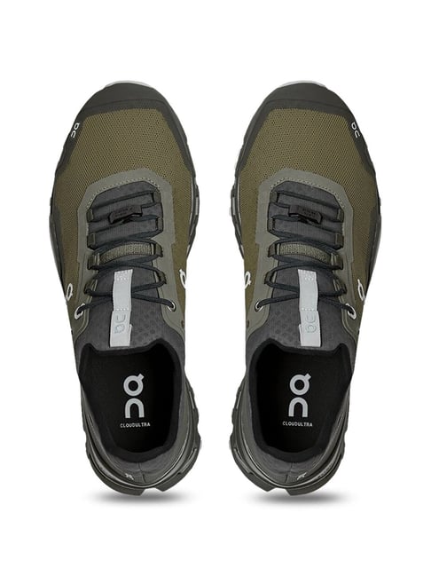 Buy On Men's Cloudultra Olive Eclipse Running Shoes for Men at
