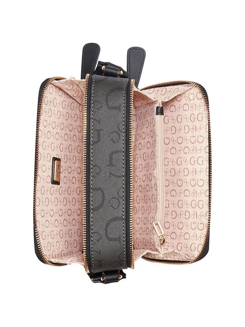 Sling Bag Candace Mini Crossbody Guess Guess Coal Printed Sling
