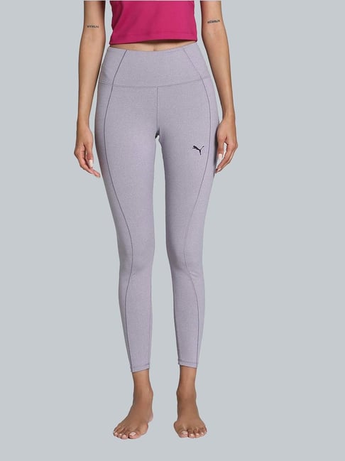 Puma Purple Mid Rise Sports Tights-picture-31