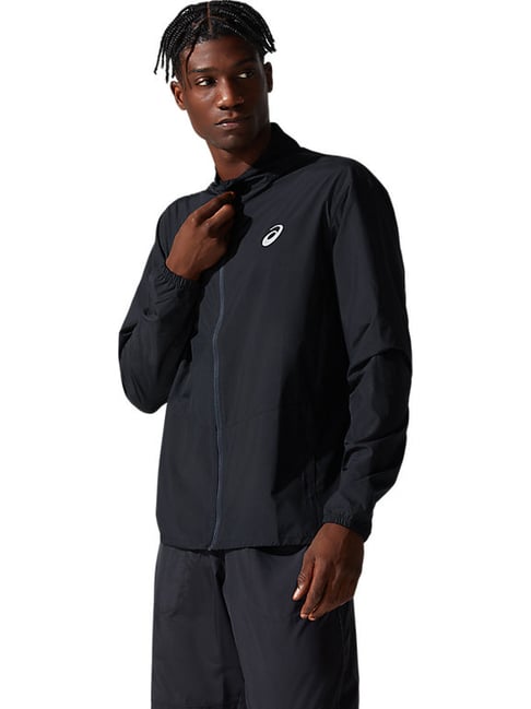 Asics Black Regular Fit Sports Jacket