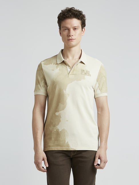 Pepe Jeans White Regular Fit Printed Polo T-Shirt-picture-27