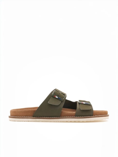 U.S. Polo Assn. Men's Olive Casual Sandals