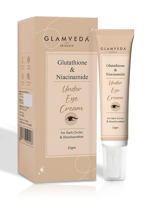 Buy Glamveda Glutathione & Niacinamide Under Eye Cream - 15 gm for Online @  Tata CLiQ