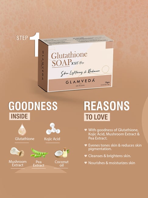 Buy Glamveda Glutathione Skin Face Cream, Face Wash, Body Lotion & Soap  Combo for Online @ Tata CLiQ