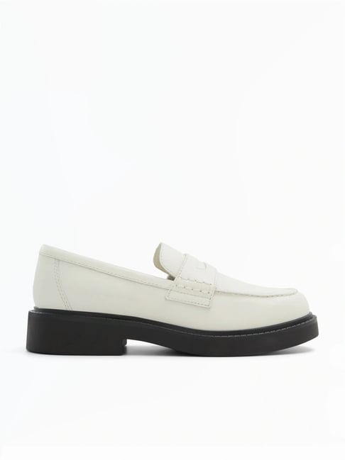Aldo Women's White Casual Loafers