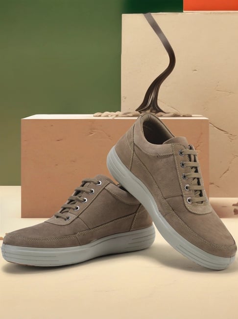 Woodland Men's Dubai Khaki Casual Sneakers