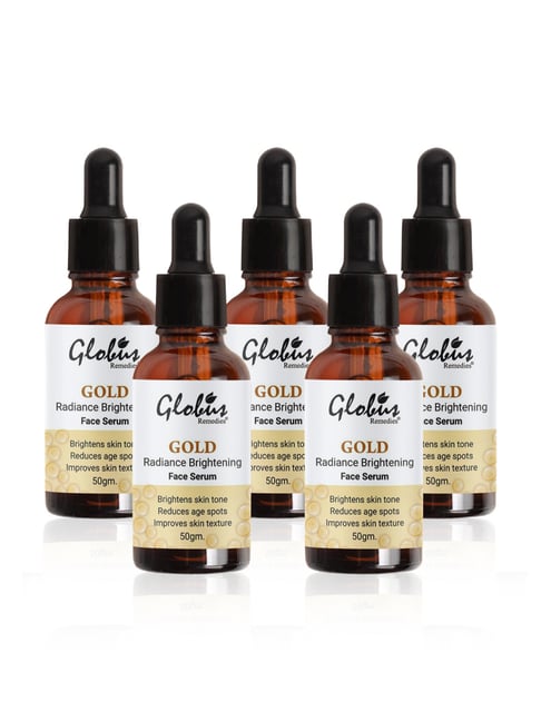 globus naturals Globus Remedies Gold Radiance Brightening Face Serum - Pack of 5-picture-38