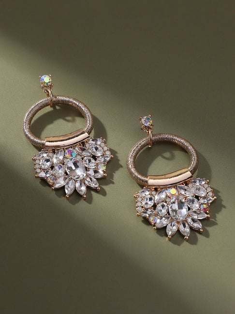 Gold Hoop Earrings Argos Ladies Gold Earrings Two Tone Argos