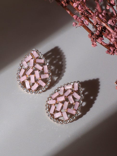 【STONEHENgE】XOXO collection~14K Piercing B0032 (1 piece) SOHI Pear Stone Stud Earrings For Women