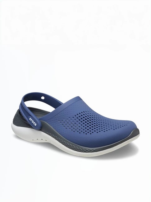 similar blue colour crocs