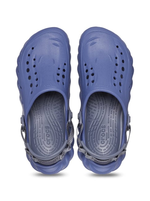 Crocs Men's Echo Blue Back Strap Clogs