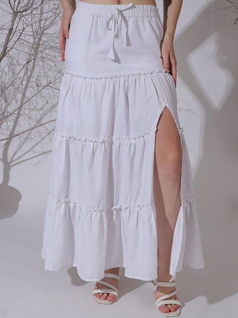 NEUDIS White Maxi Skirt-picture-15