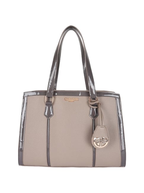 Carlton London Shoulder Bags Online Carlton London Taupe Solid - Main Image