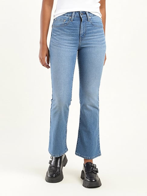 Levi's 725 Light Blue High Rise Bootcut Jeans