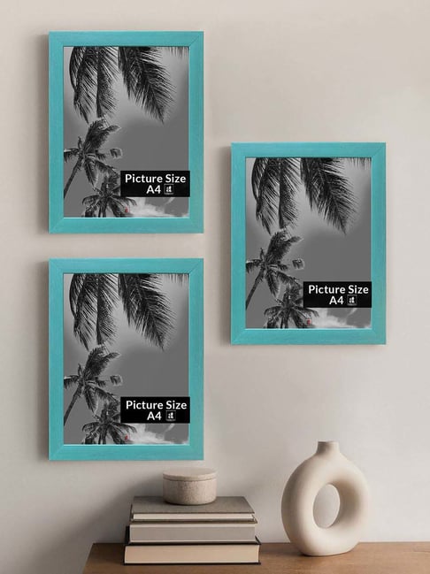Art Street Green Engineered Wood A4 Size Certificate & Document Photo Frames - Set of 3-picture-34