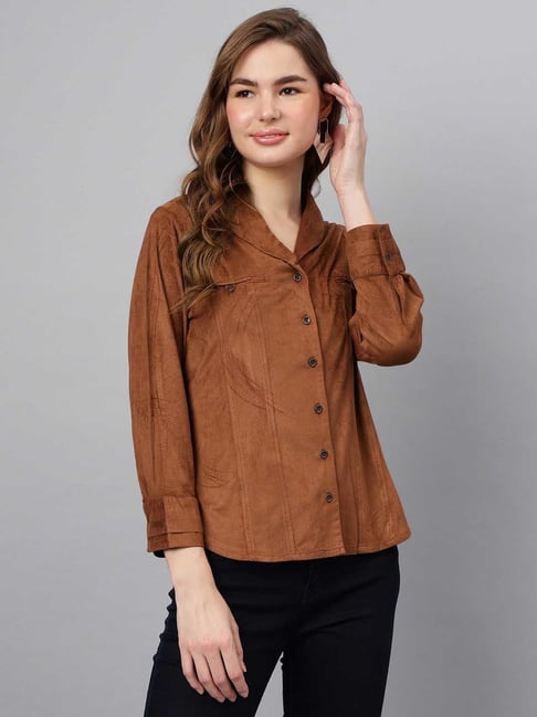 Latin Quarters Brown Shirt-picture-27
