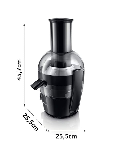 Philips HR1855 Viva Collection 700W Juicer Mixer Grinder (Ink Black)