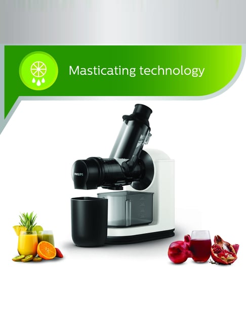 Philips HR1887/81 Viva Collection Masticating Technology Juicer