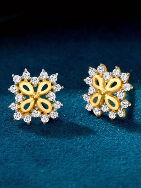 Buy Jewellers 22KT (916) BSI Gold Earrings for Women