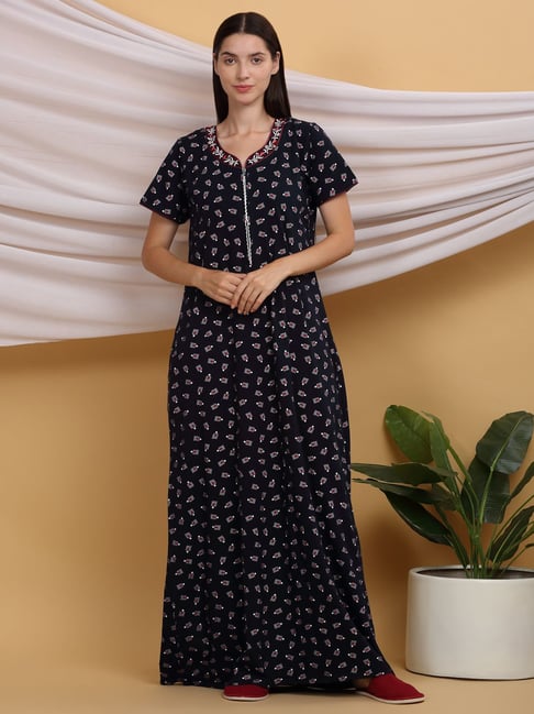 knee length dresses for ladies Alpine Smocking Nighties Online main image 1