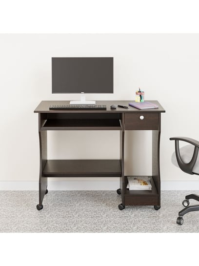 Buy Nilkamal Zenith Wenge Engineered Wood Computer Table at Best Price Tata CLiQ