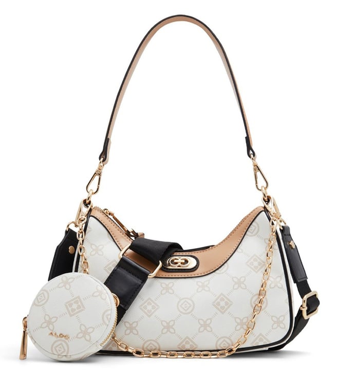 Buy ALDO Black & White ADANAVER Printed Medium Shoulder Bag