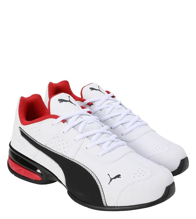 Puma White For All Time Red Black Tazon 7 Evo Unisex Running Shoes