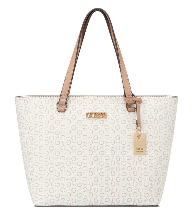 GUESS Powder Artemis Logo Carryall Tote GUESS Powder Artemis Logo Carryall Tote