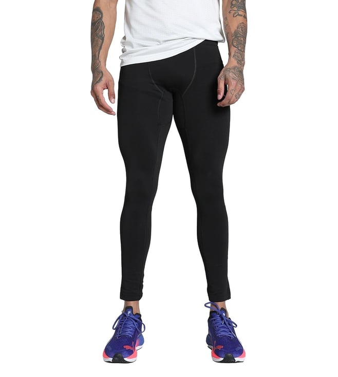 Puma Men s Black Run Running Brushed Tights