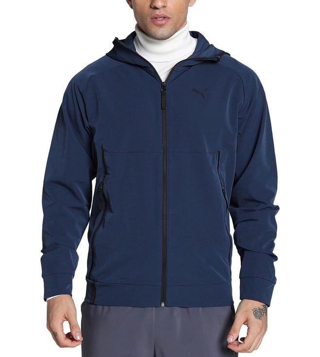 Puma Men's Club Navy Tech Track Jacket