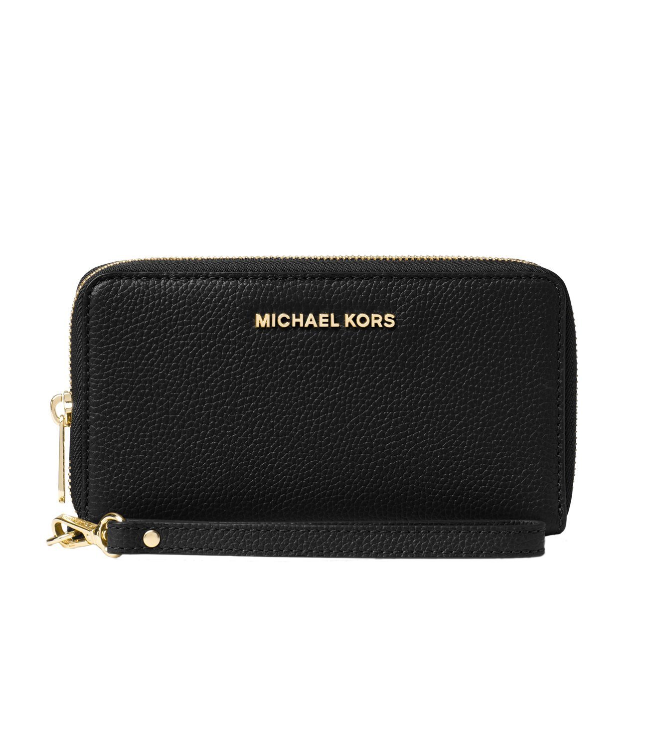 michael kors large wristlet black