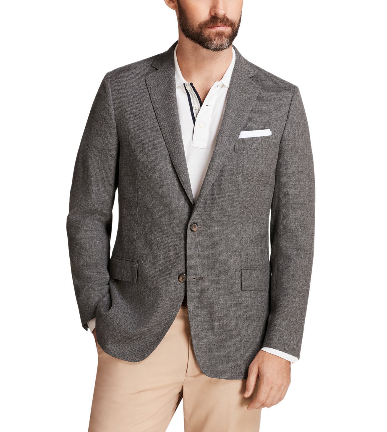 regent fit hopsack sport coat