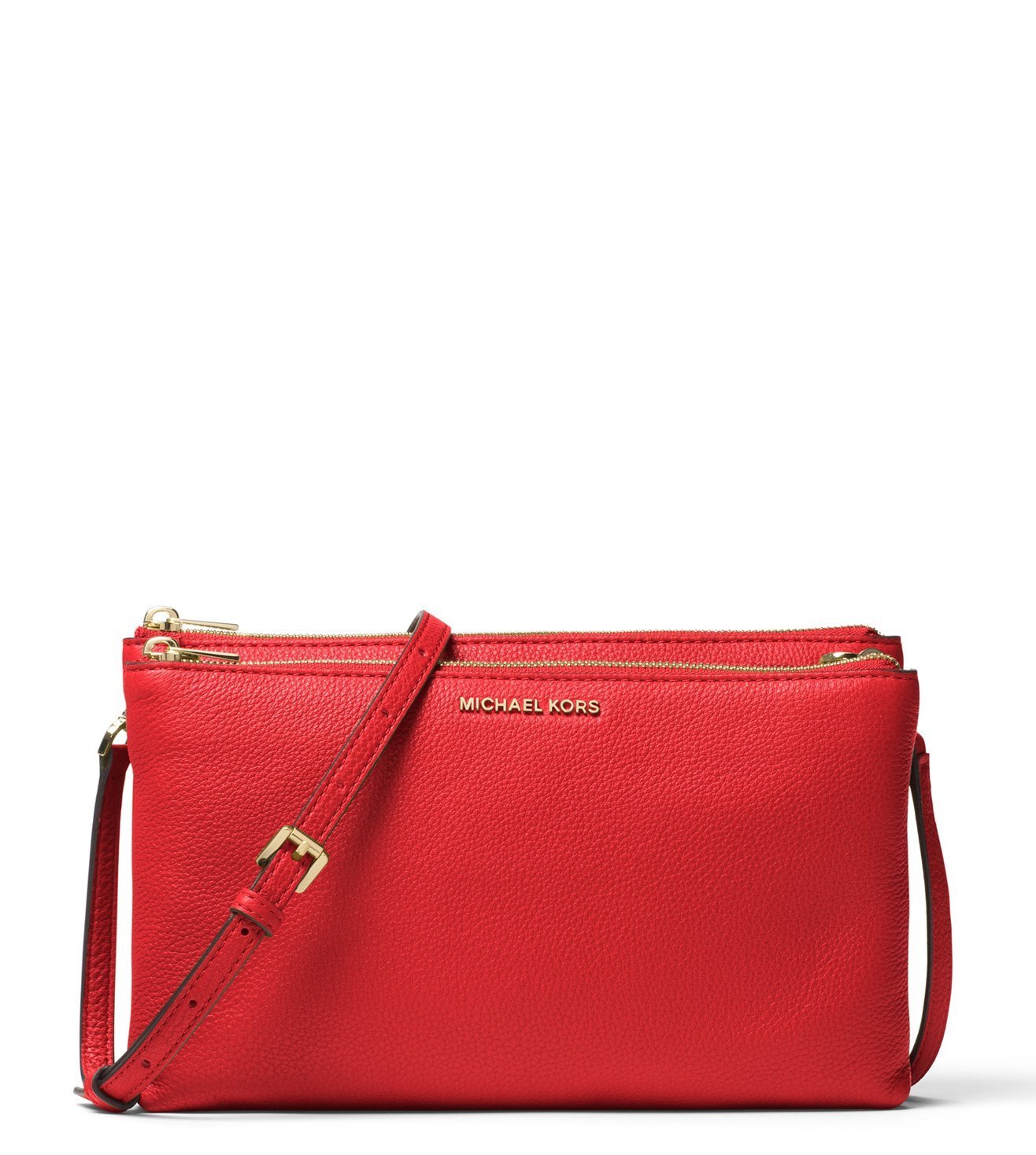 michael kors red cross bag