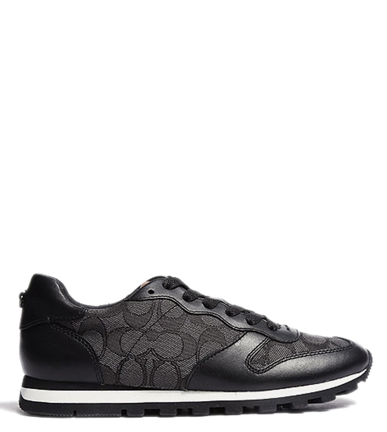black coach sneakers