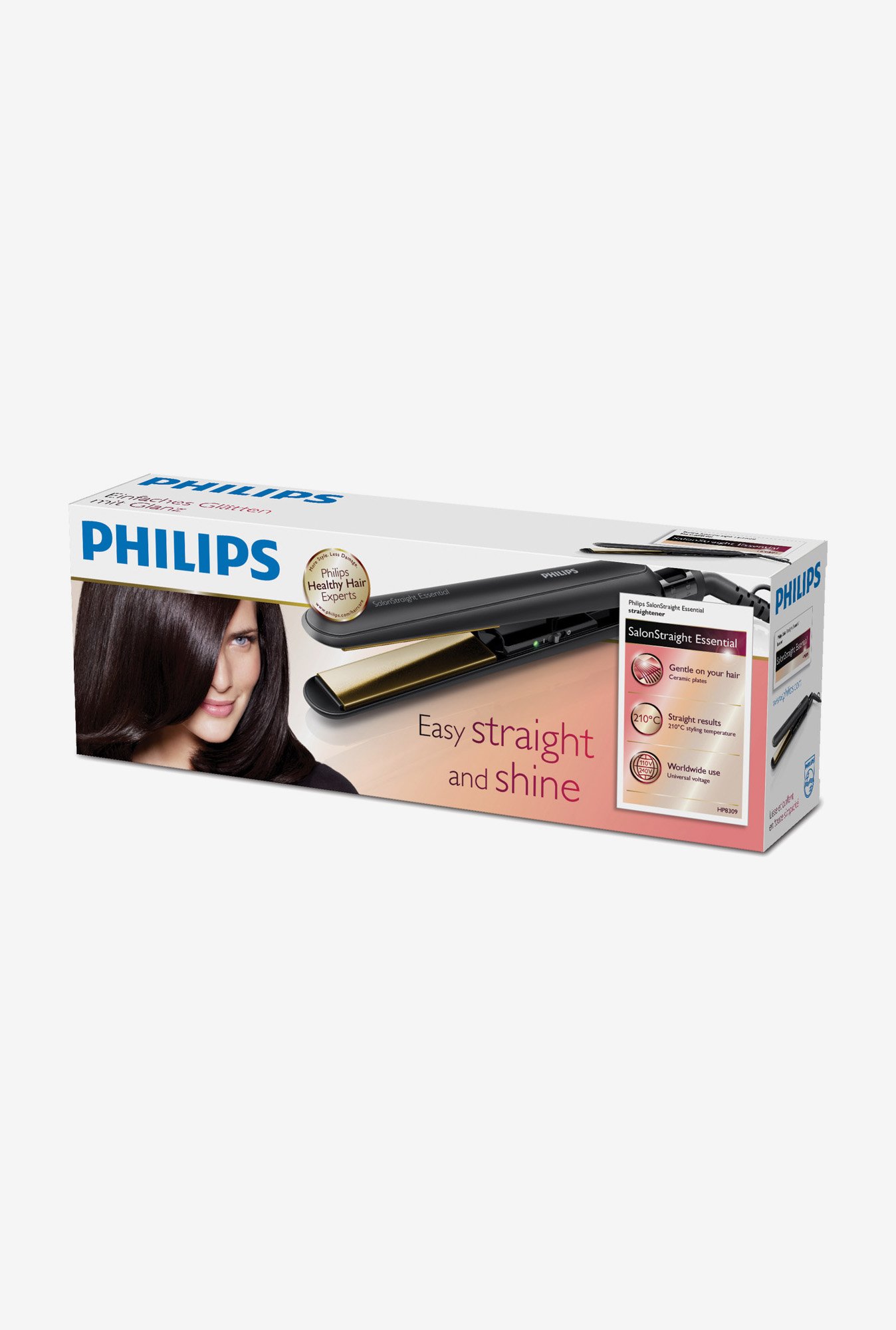 Philips HP8309/00 Hair Straightener Black at 