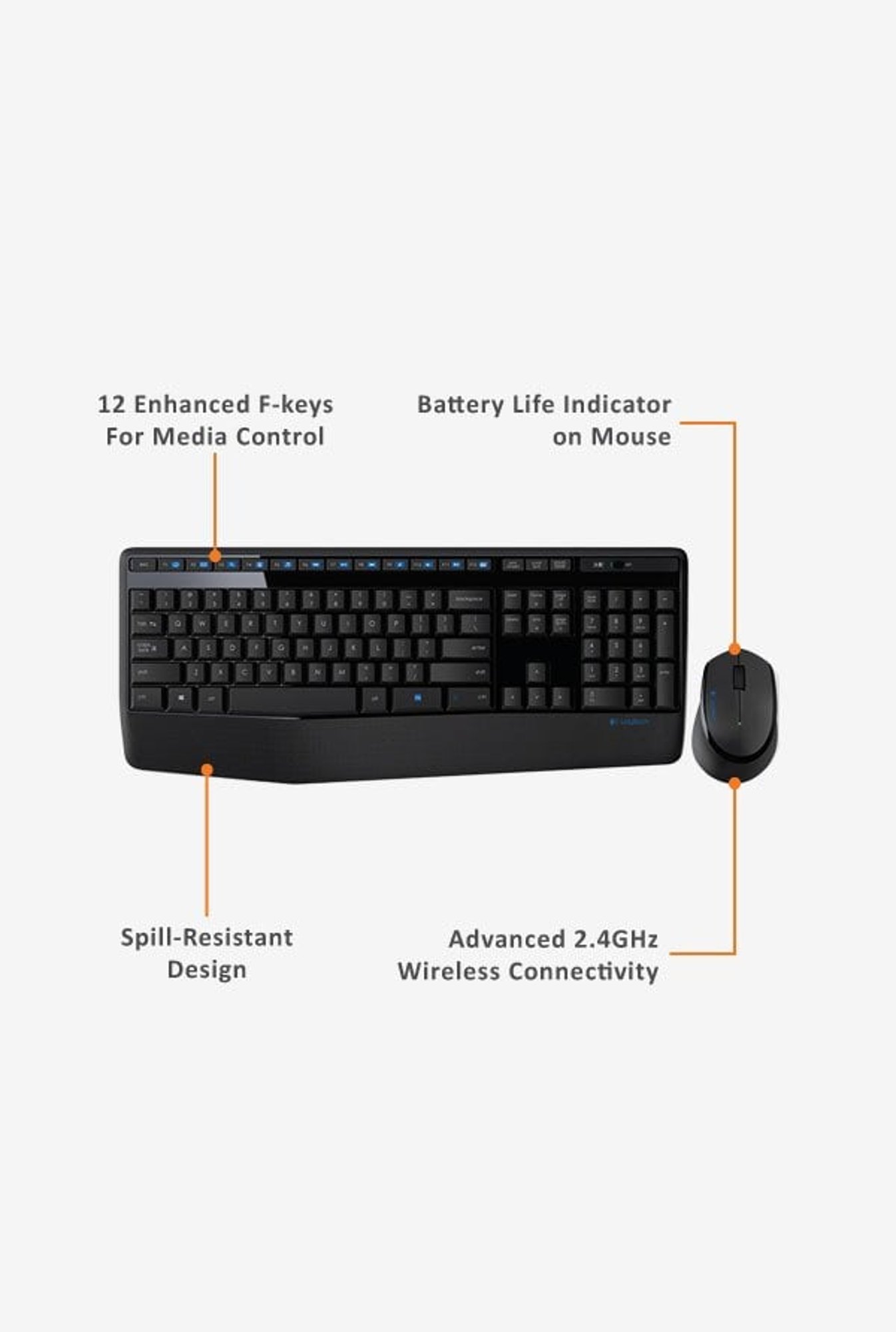 Kit logitech online mk345