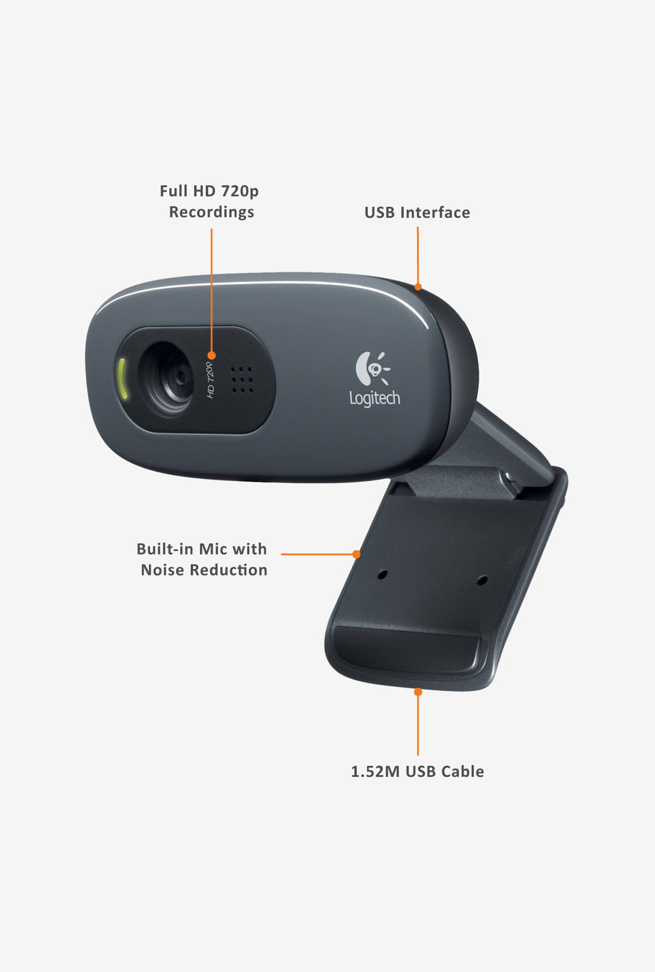 Logitech C270 HD Webcam in Bangalore at best price by Jyeshtha