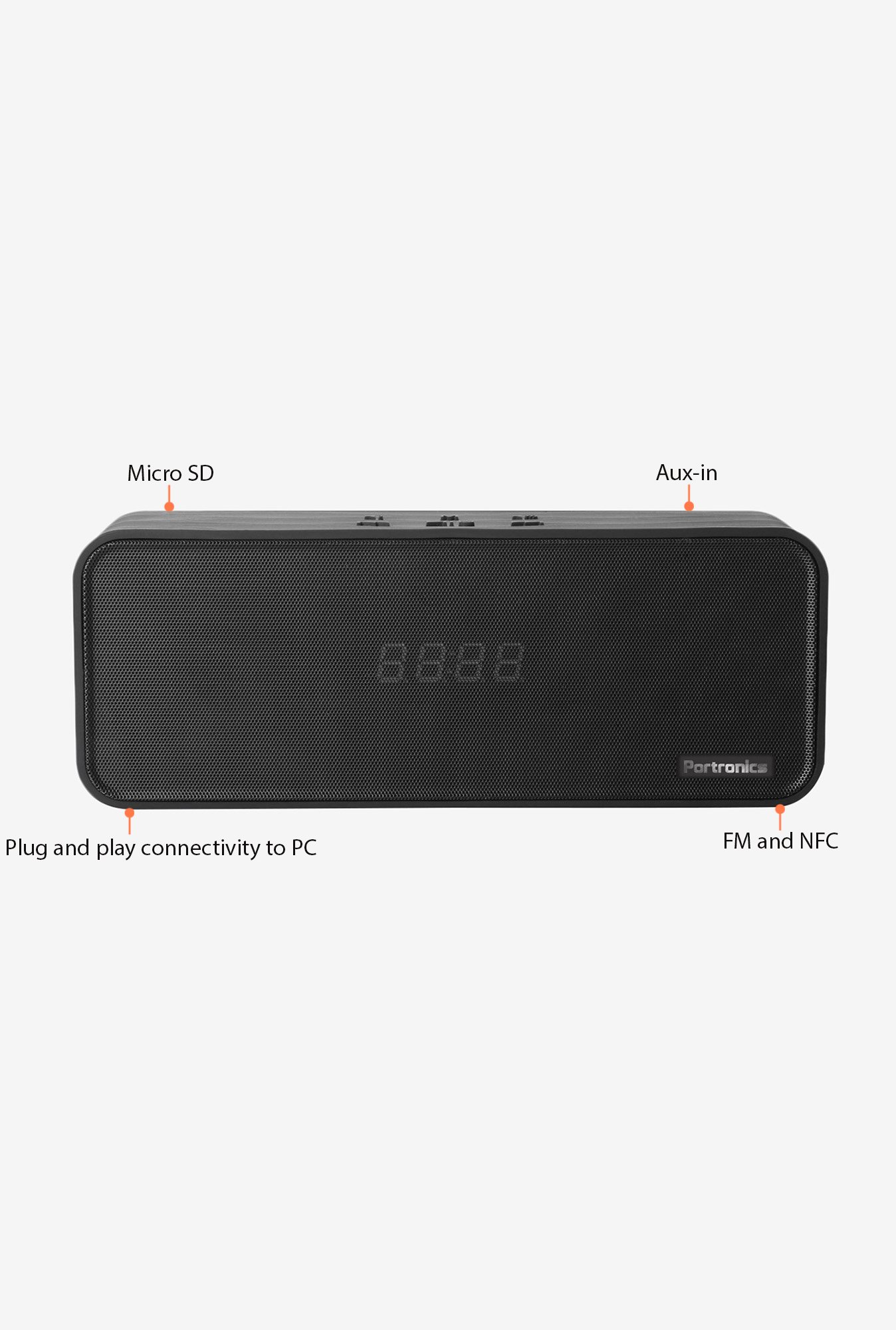 Portronics Sublime II POR 137 Bluetooth Speaker Black