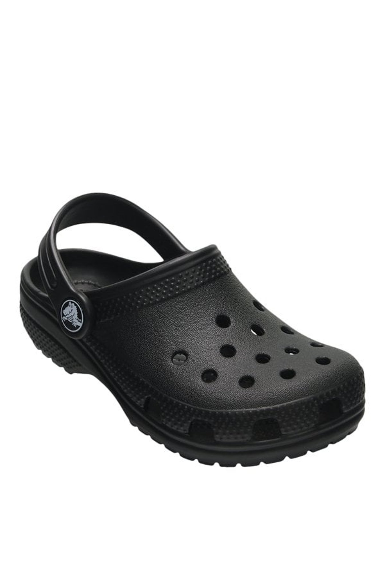 boys black crocs