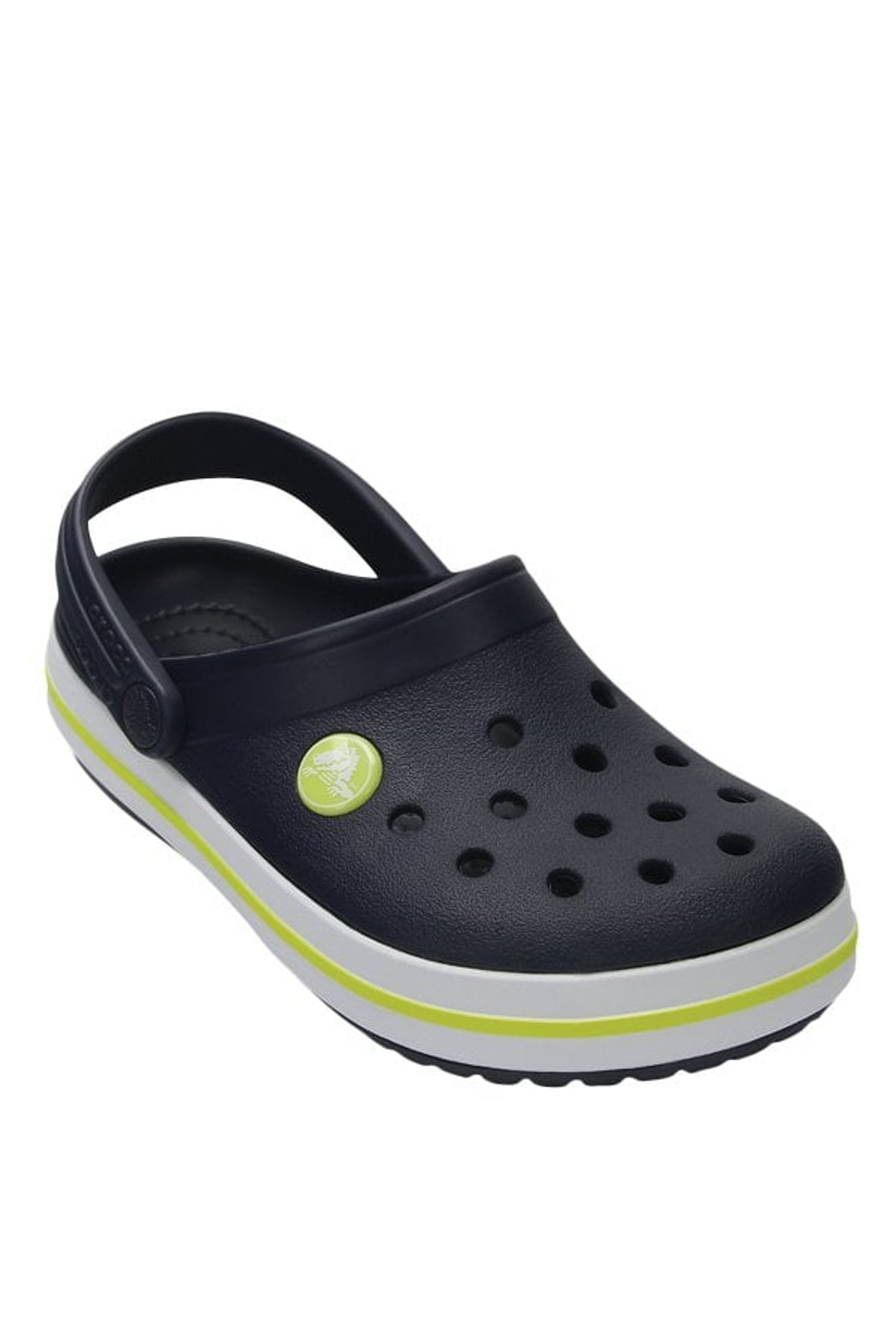 crocs crocband navy citrus