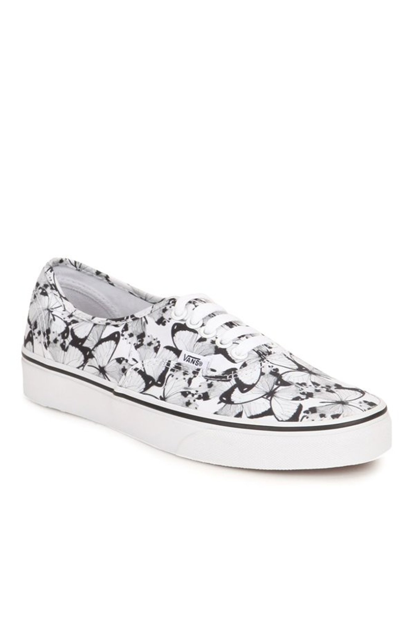 vans authentic black true white