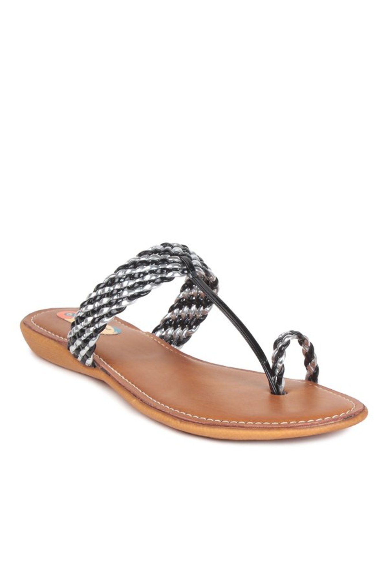 silver toe ring sandals