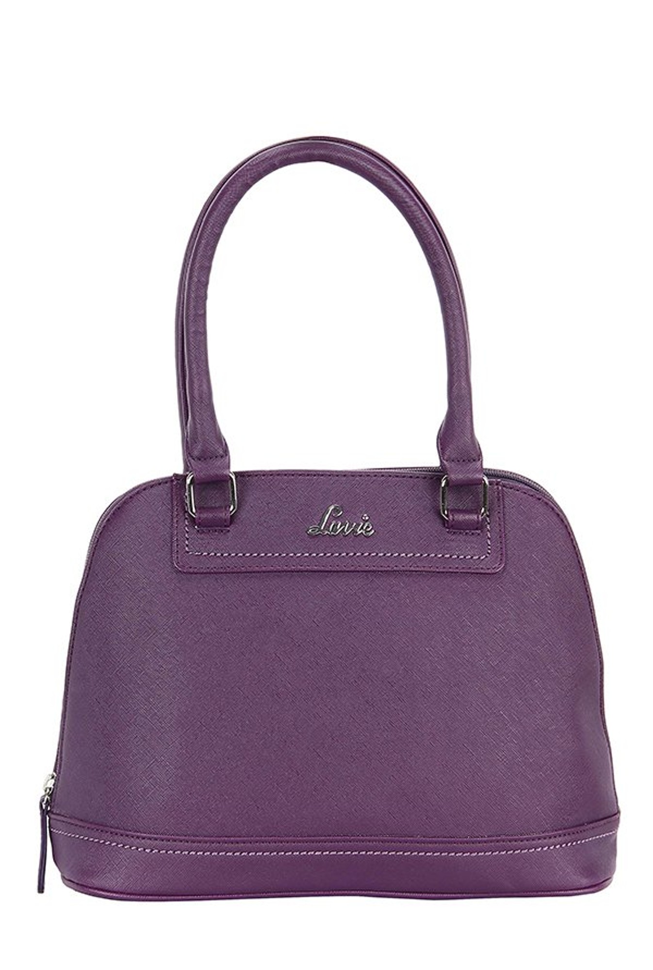 For 1127/-(70% Off) Lavie Cupik 1 Purple Solid Handbag - Tatacliq.com at TATA CLiQ