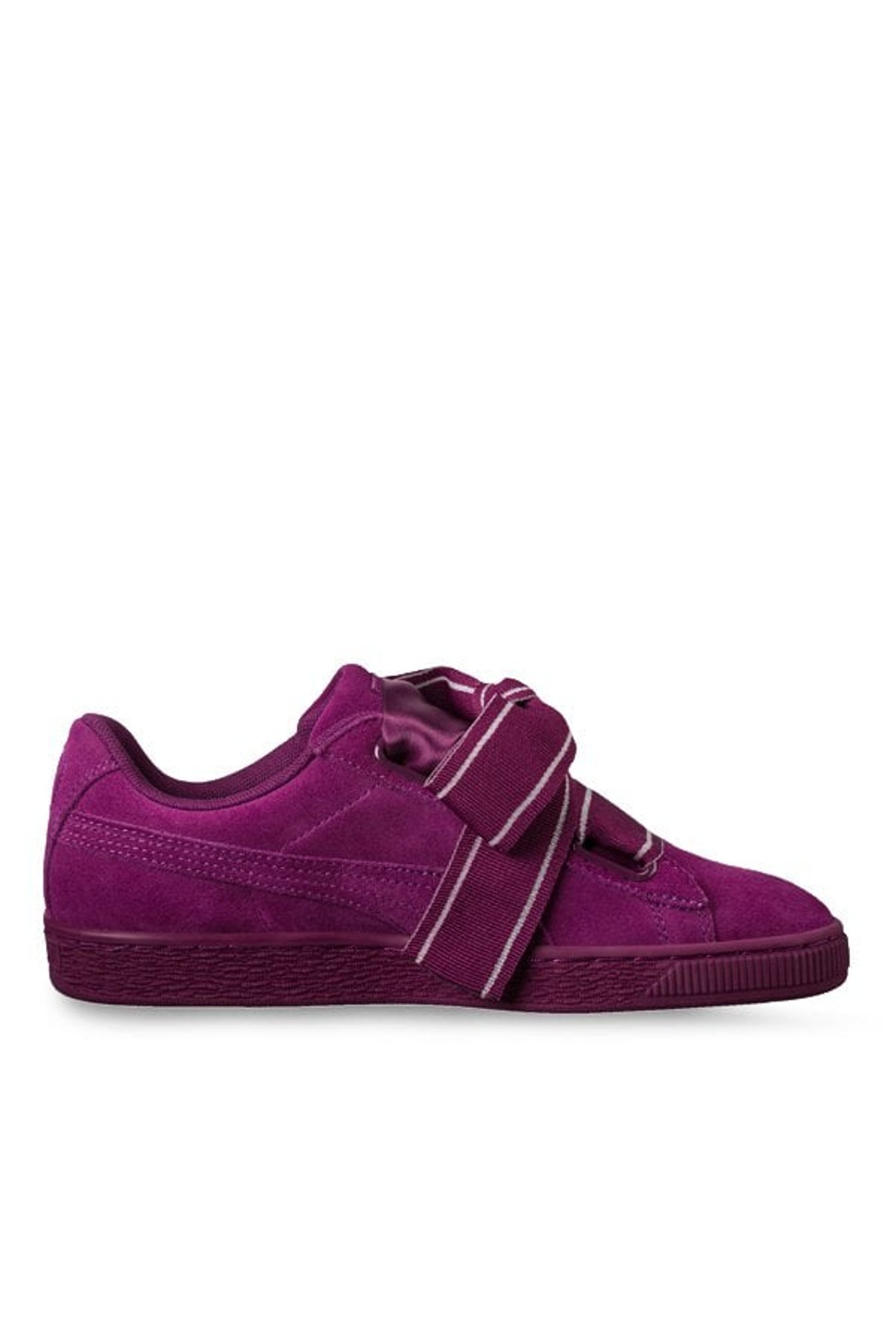 Puma suede cheap heart purple