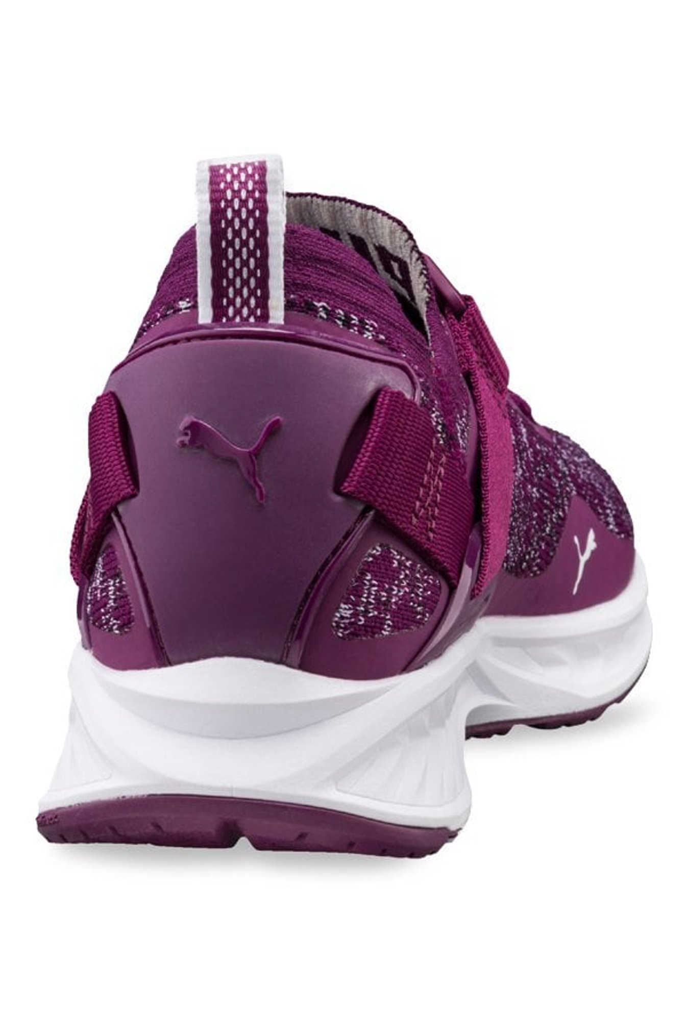 Buy Puma Ignite evoKNIT Lo Dark Purple White Running Shoes for