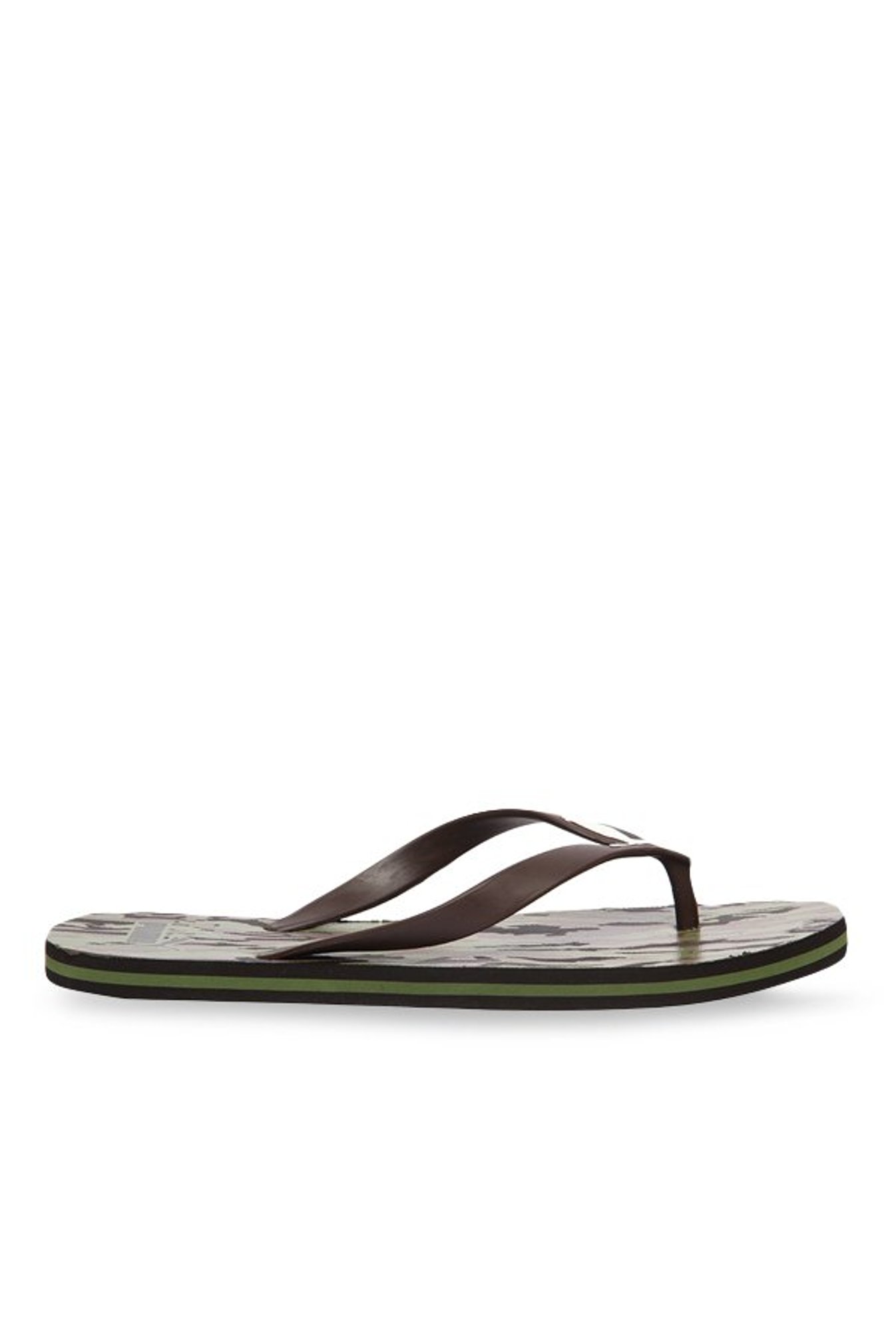 dark green flip flops