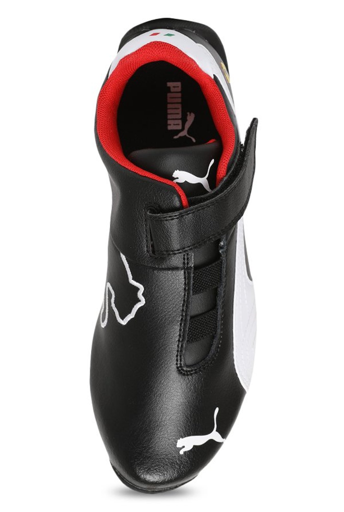 Buy Puma Ferrari SF Future Cat V PS Black White Velcro Shoes for